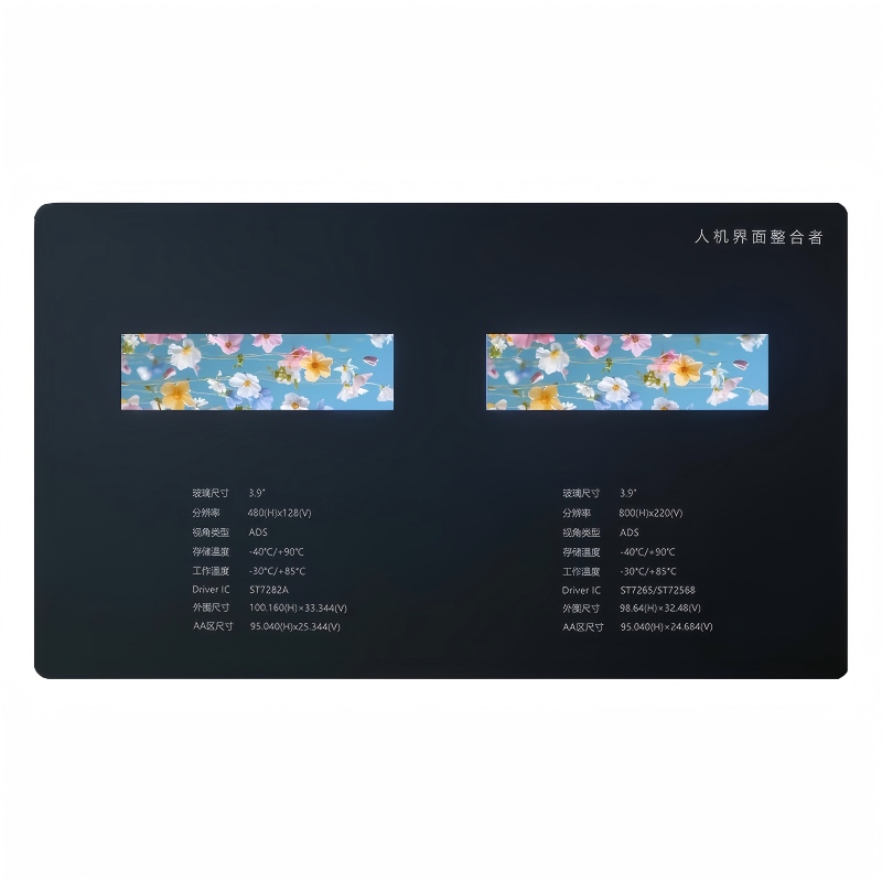3,9-calowy wyświetlacz TFT