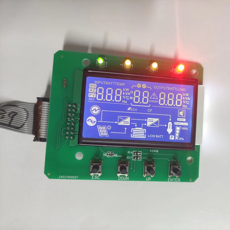 Moduł wyświetlania LCD Monochrome segment
